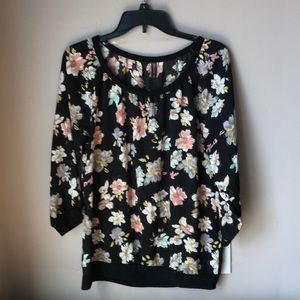 Flower Print Top